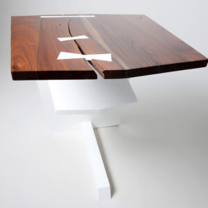 WW Side Table with Shelf by Janosi Designs